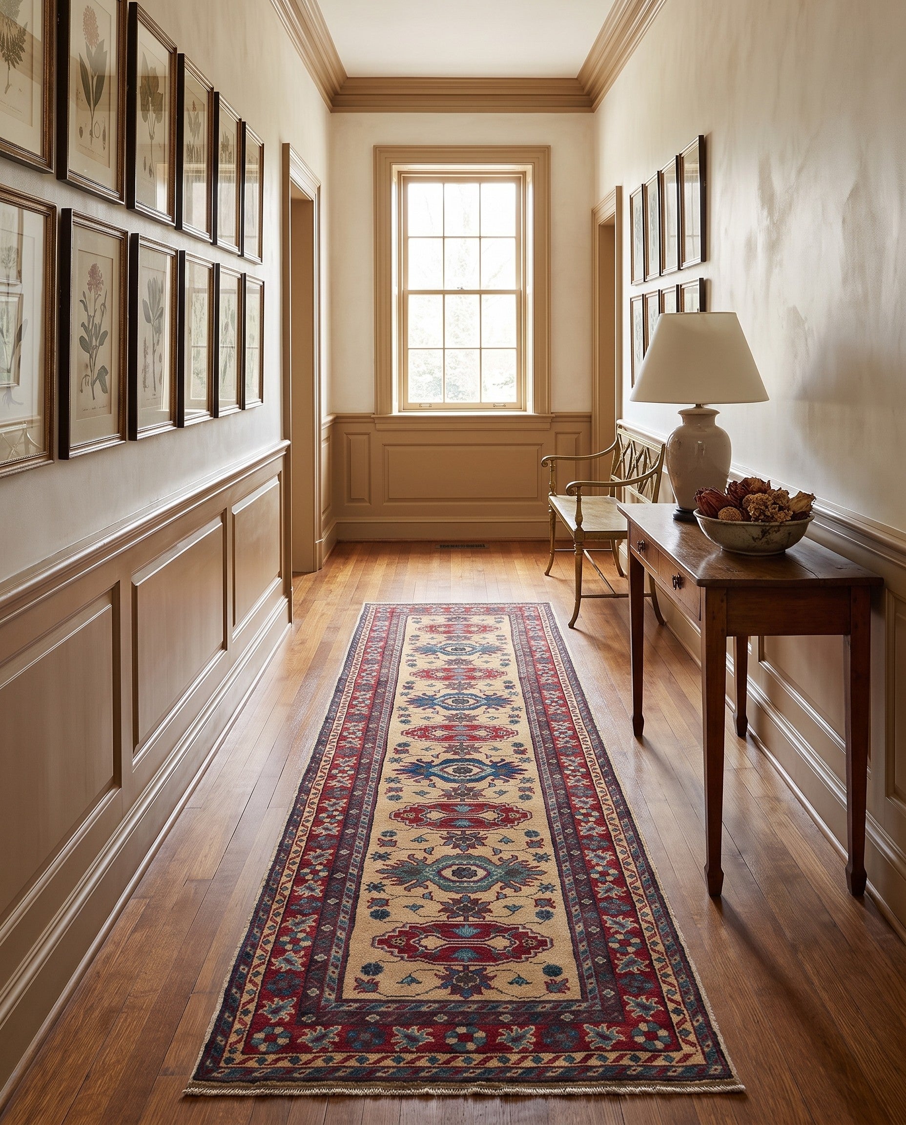 2' 7 x 9' 10 Hand Knotted Kazak Runner Rug