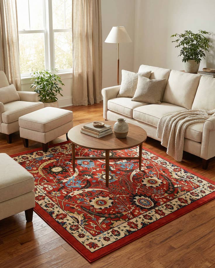 Detail image of 7' 10 x 7' 10 Neda Square Rug