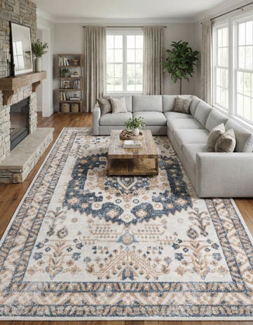 Cream Oxford Rug