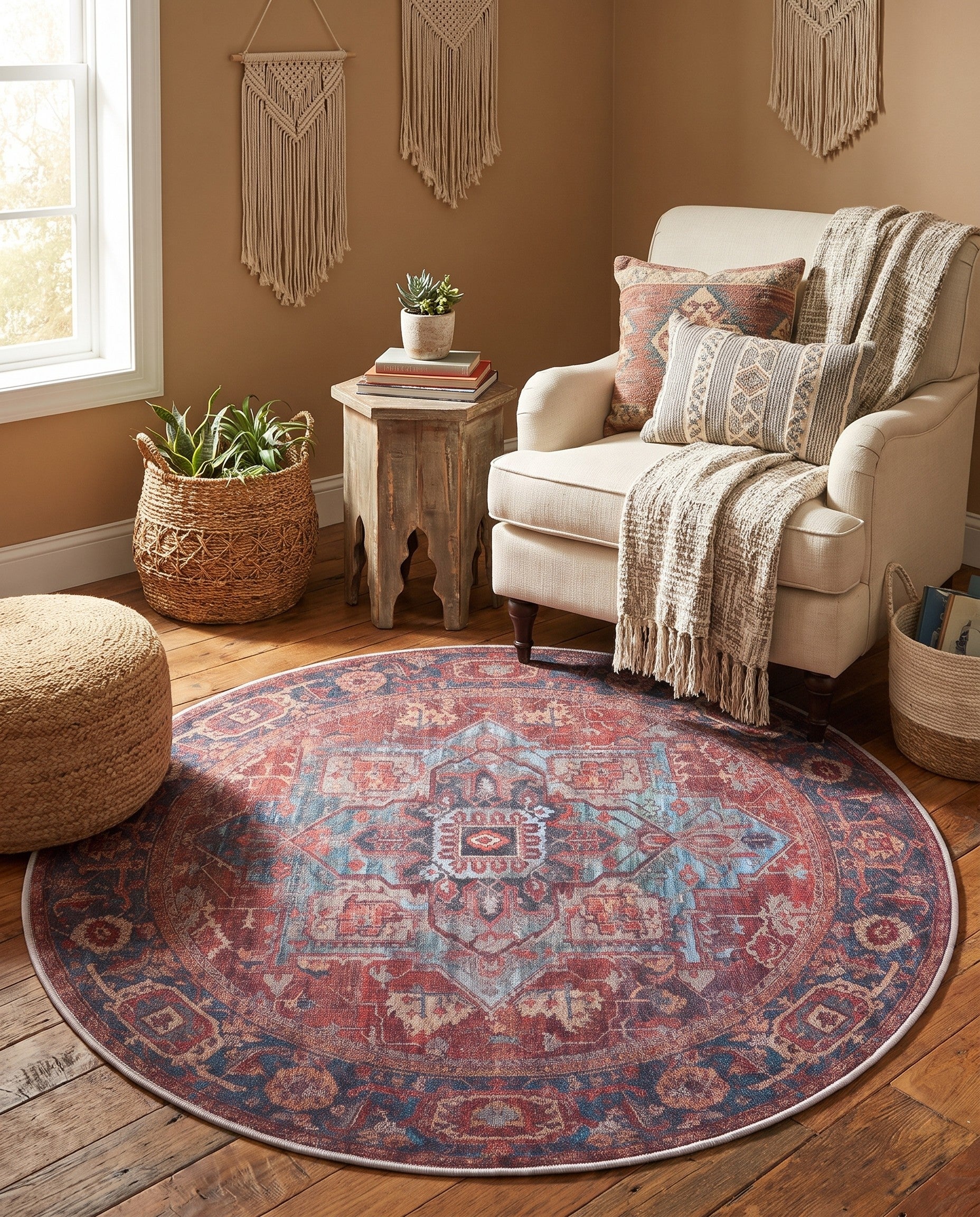 125cm x 125cm Maahru Round Rug