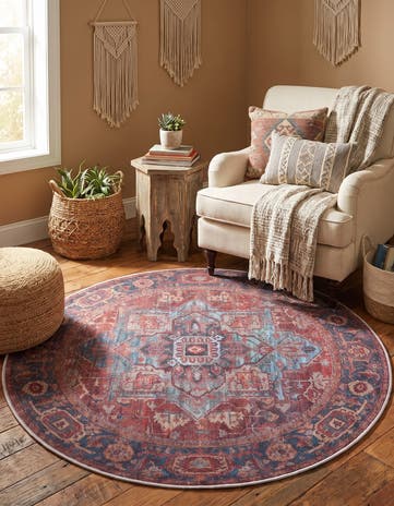 125cm x 125cm Maahru Round Rug