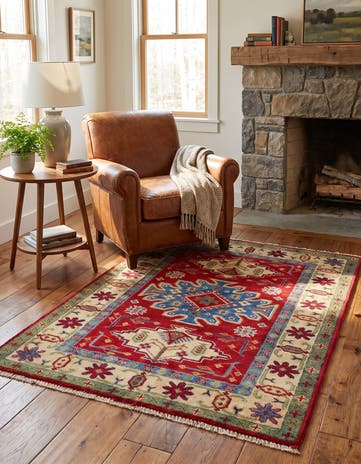 2' 9 x 3' 6 Hand Knotted Kazak Rug