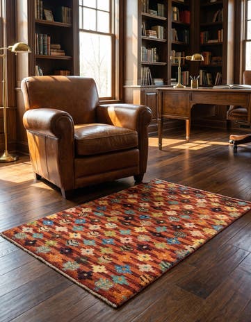 3' 3 x 4' 9 Hand Knotted Balouch Wool Rug
