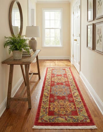 Red Sara Runner Rug