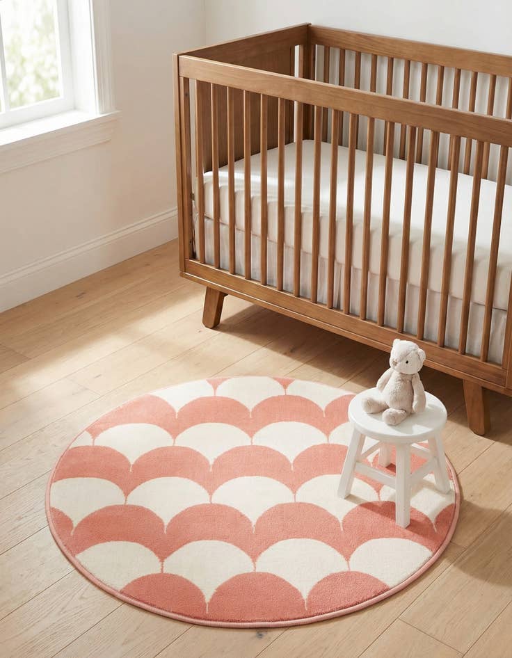 Detail image of 3' x 3' Whimsy Kids Round Rug