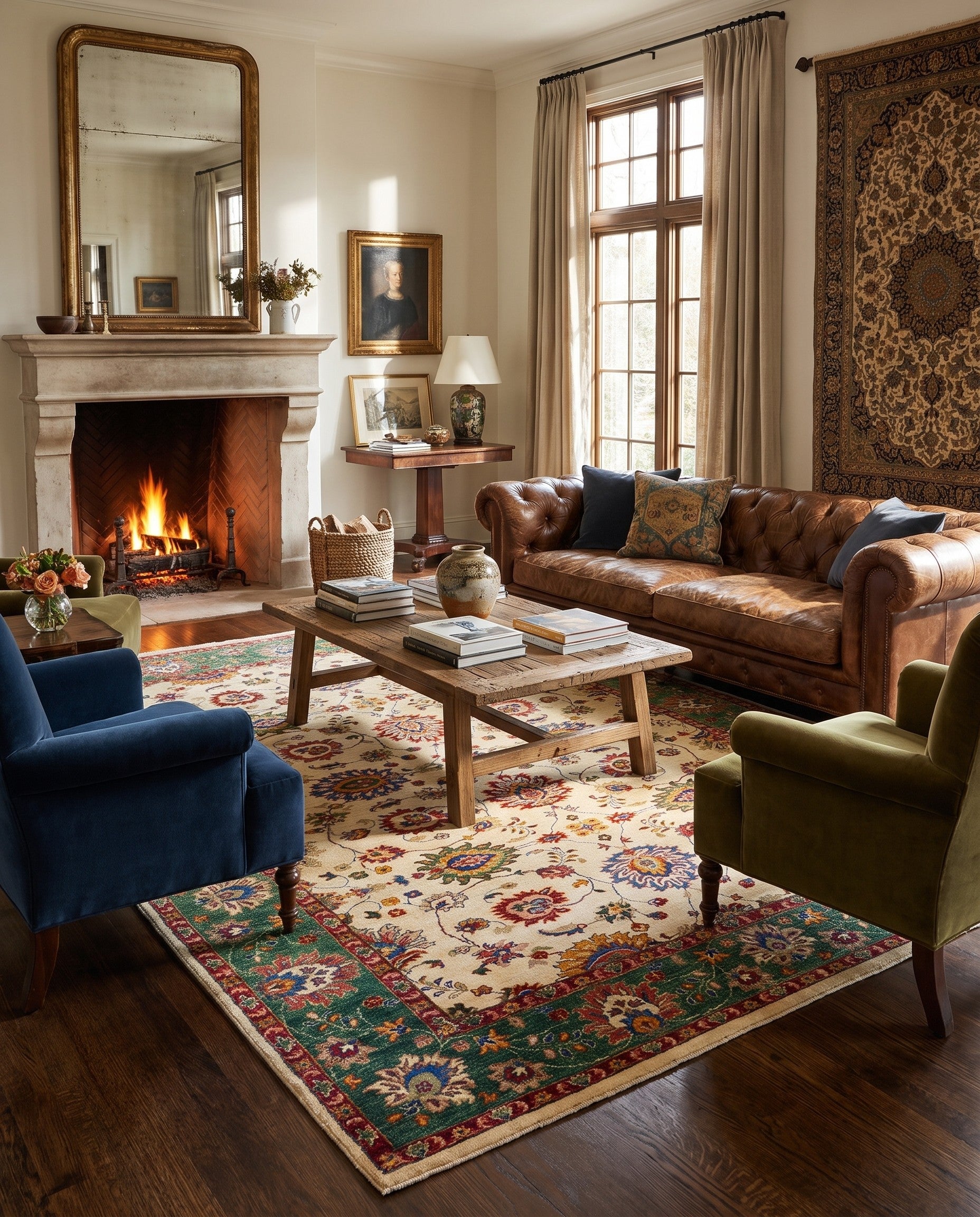 6' 11 x 9' 5 Hand Knotted Ariana Ziegler Rug