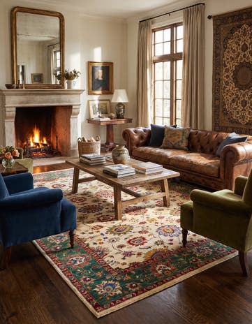 6' 11 x 9' 5 Hand Knotted Ariana Ziegler Rug
