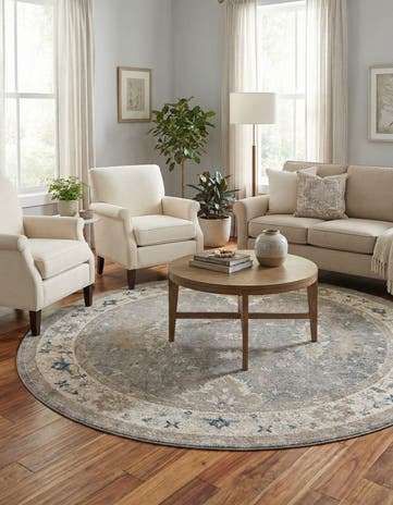 7' 3 x 7' 3 Viola Round Rug