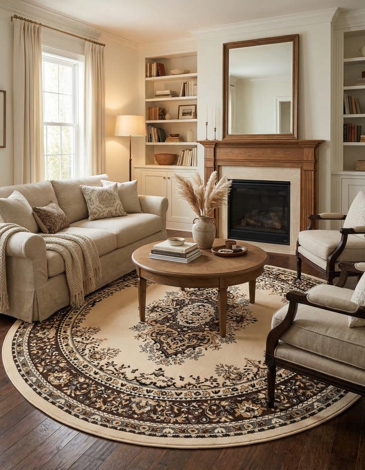 7' 10 x 7' 10 Amaya Round Rug