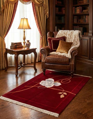 4' x 5' 11 Hand Knotted Darya Rug