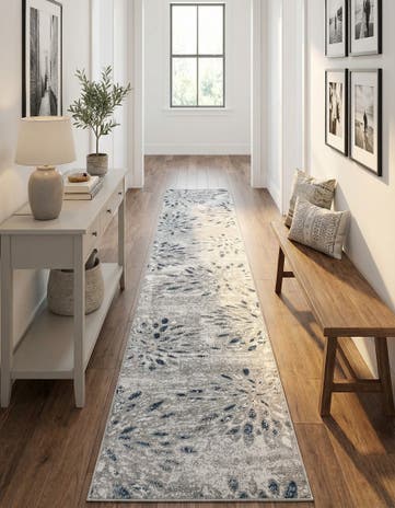 Gray Charleston Runner Rug