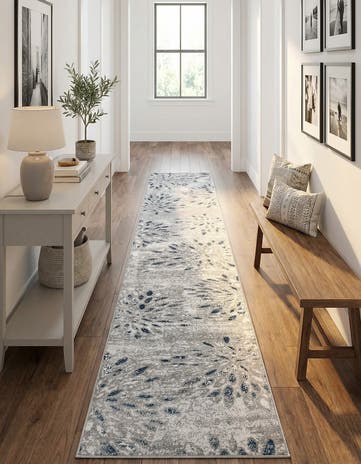 Gray Charleston Runner Rug