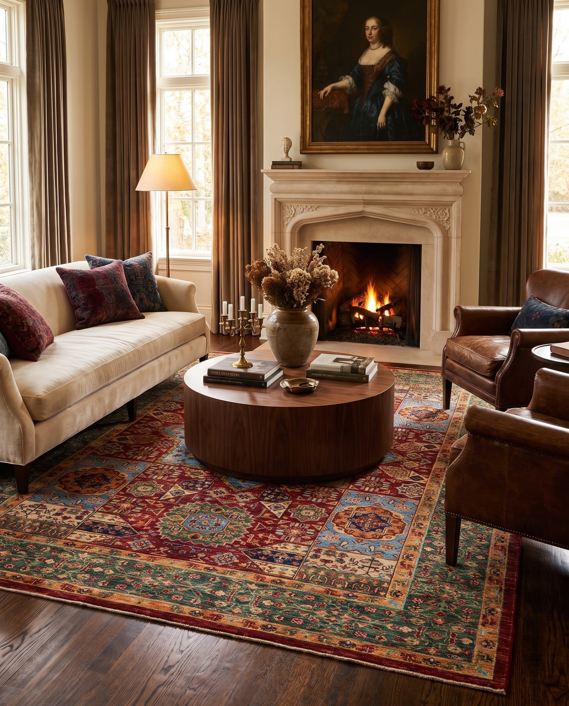 5' 10 x 8' Hand Knotted Ariana Ziegler Rug