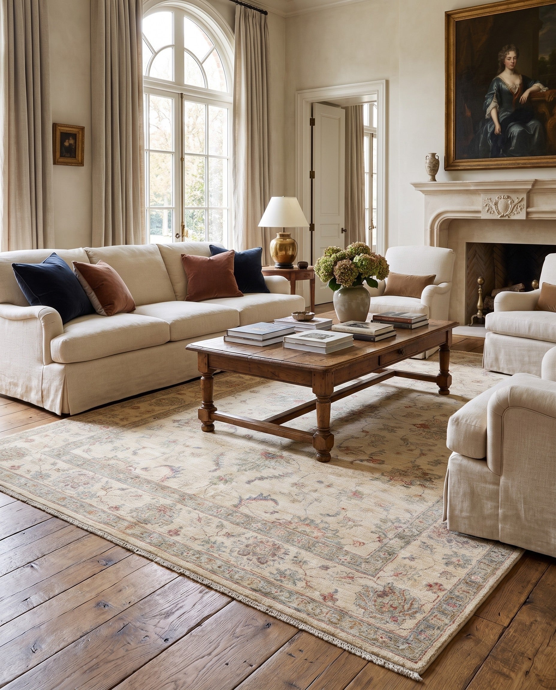 6' x 8' 2 Hand Knotted Ziegler Rug