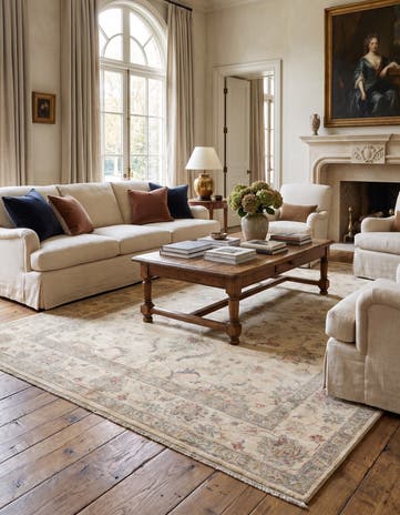 6' x 8' 2 Hand Knotted Ziegler Rug