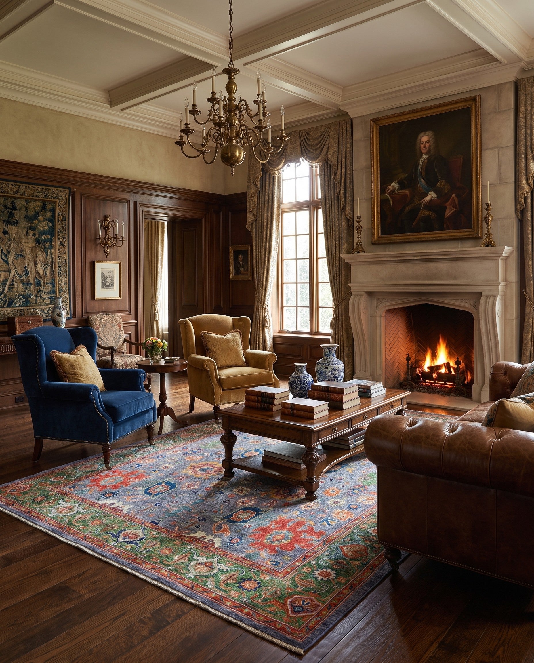 6' 4 x 10' 3 Hand Knotted Ariana Ziegler Rug