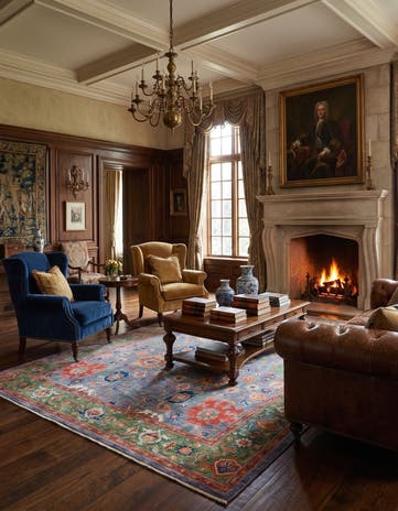 6' 4 x 10' 3 Hand Knotted Ariana Ziegler Rug