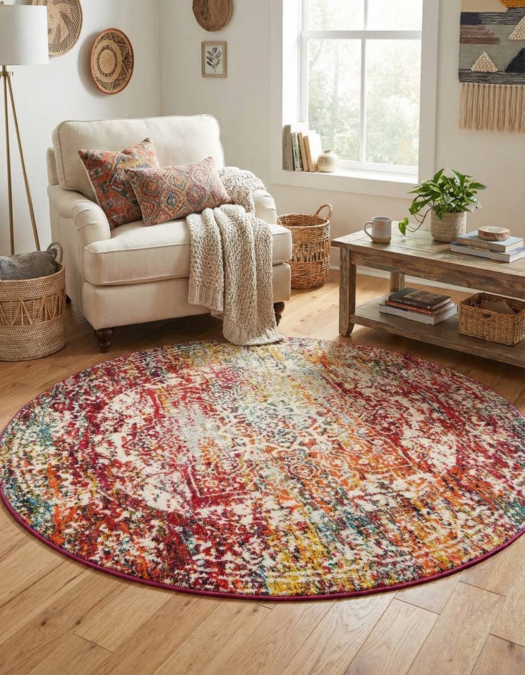 Detail image of 6' x 6' Arlington Round Rug