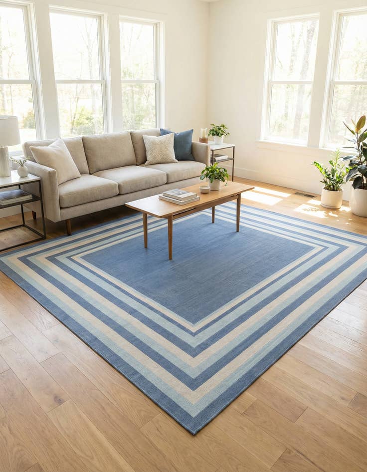 Detail image of 8' x 8' Lotus Square Rug