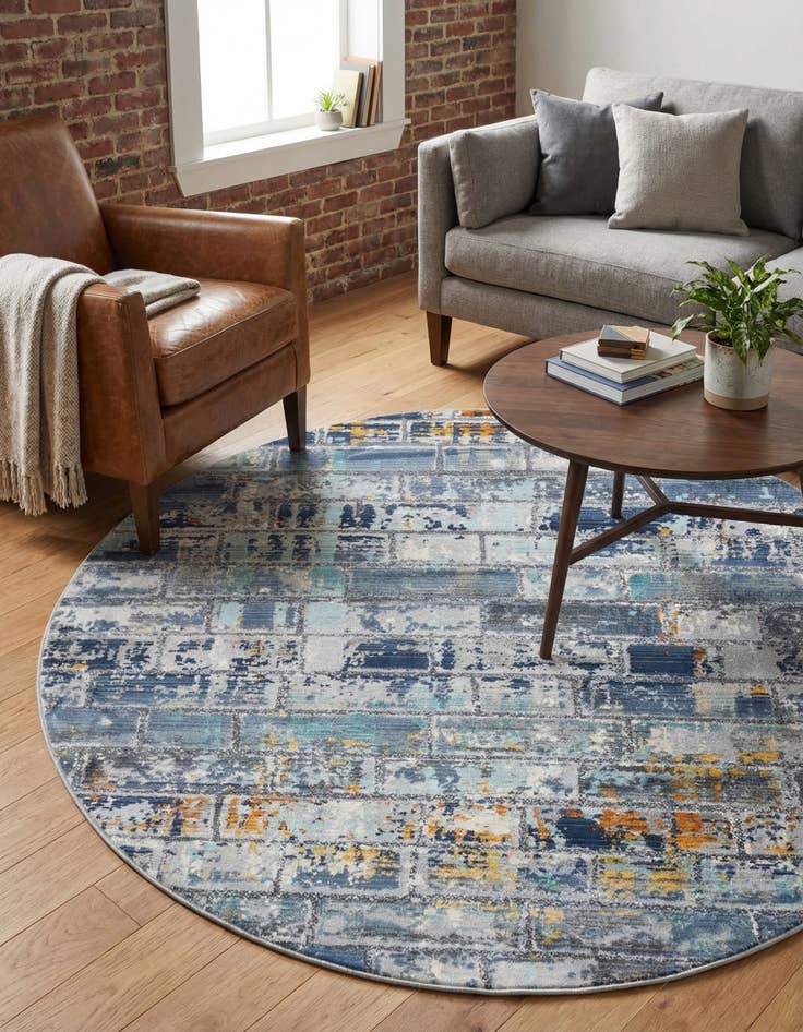 Detail image of 5' 2 x 5' 2 Malibu Round Rug