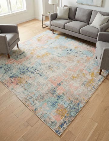 Lotus Square Rug