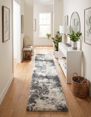 2' 7 x 13' Soft Touch Shag Runner Rug