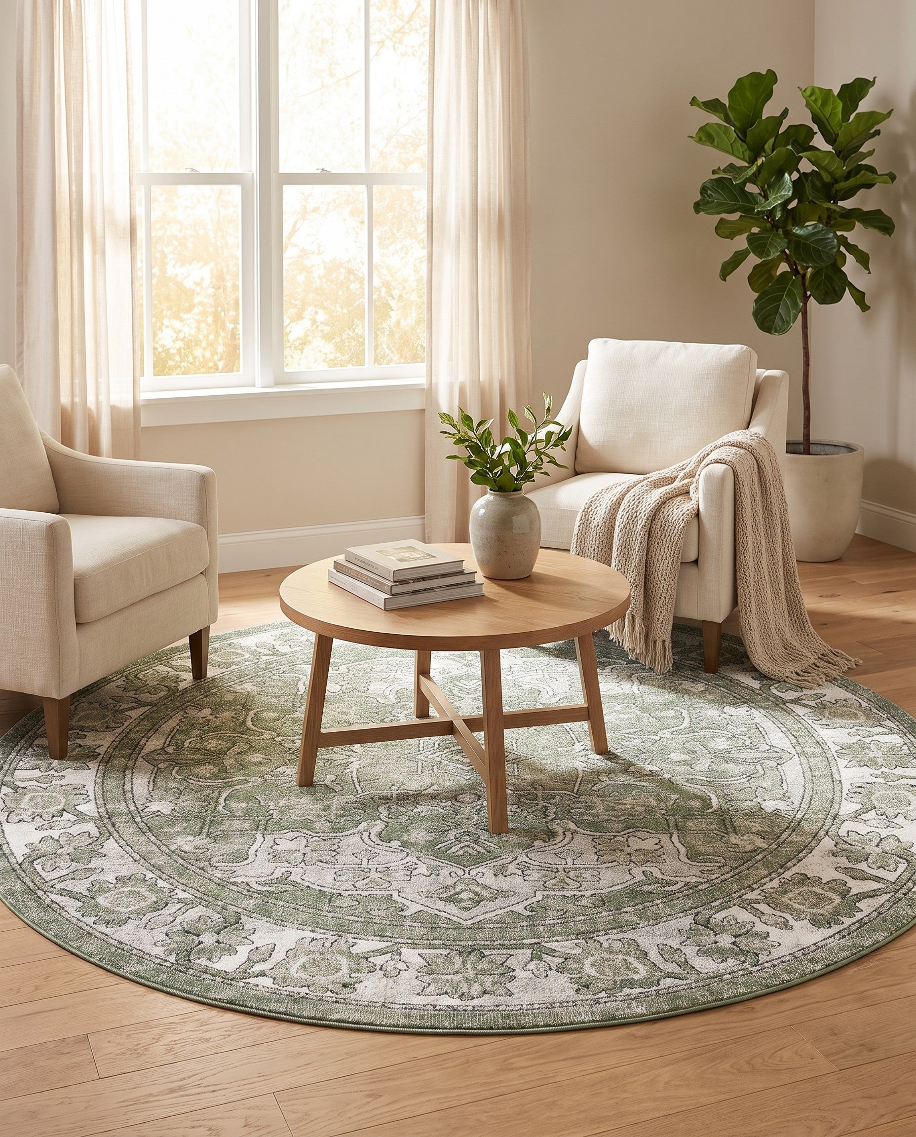 7' x 7' Isabella Round Rug