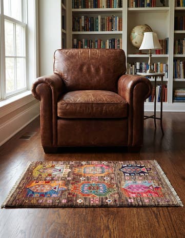 2' x 3' 2 Hand Knotted Ariana Ziegler Rug