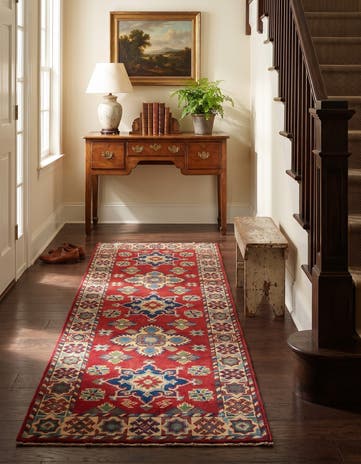 2' x 6' Hand Knotted Kazak Runner Rug