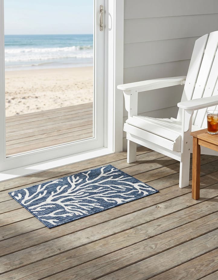 2' x 3' Easy-Clean Coastal Indoor / Outdoo...