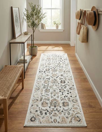 Ivory Aurelia Runner Rug