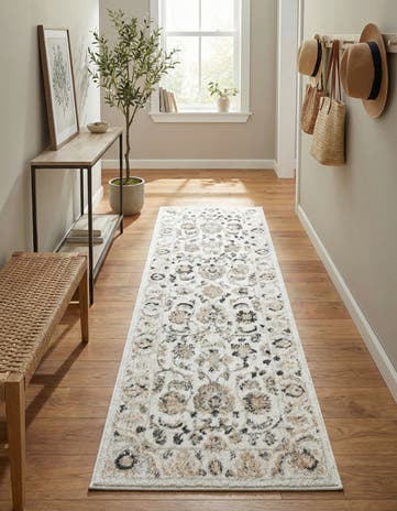 Ivory Aurelia Runner Rug