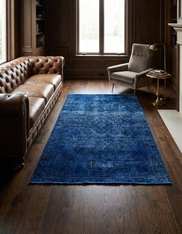 4' x 6' 5 Hand Knotted Ultra Vintage Persian Wool Rug