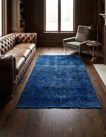 4' x 6' 5 Hand Knotted Ultra Vintage Persian Wool Rug
