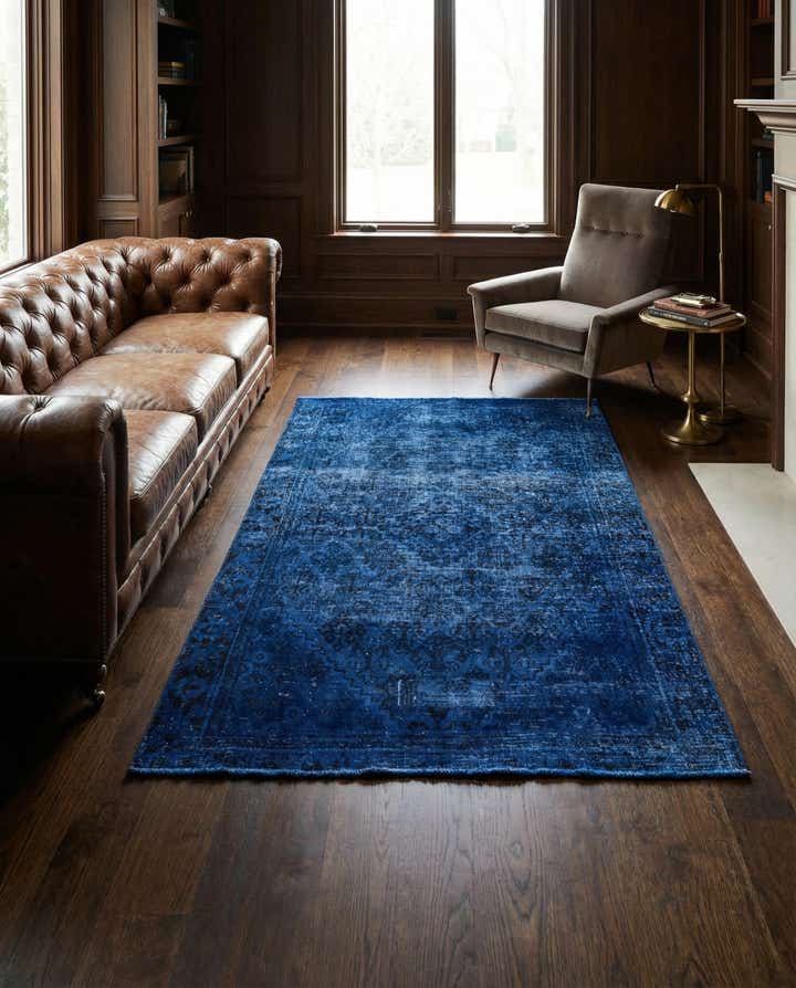 4' x 6' 5 Hand Knotted Ultra Vintage Persian Wool Rug