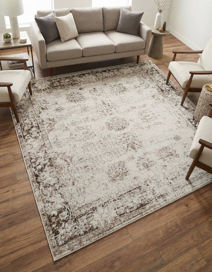 Detail image of 7' 10 x 7' 10 Monte Carlo Square Rug