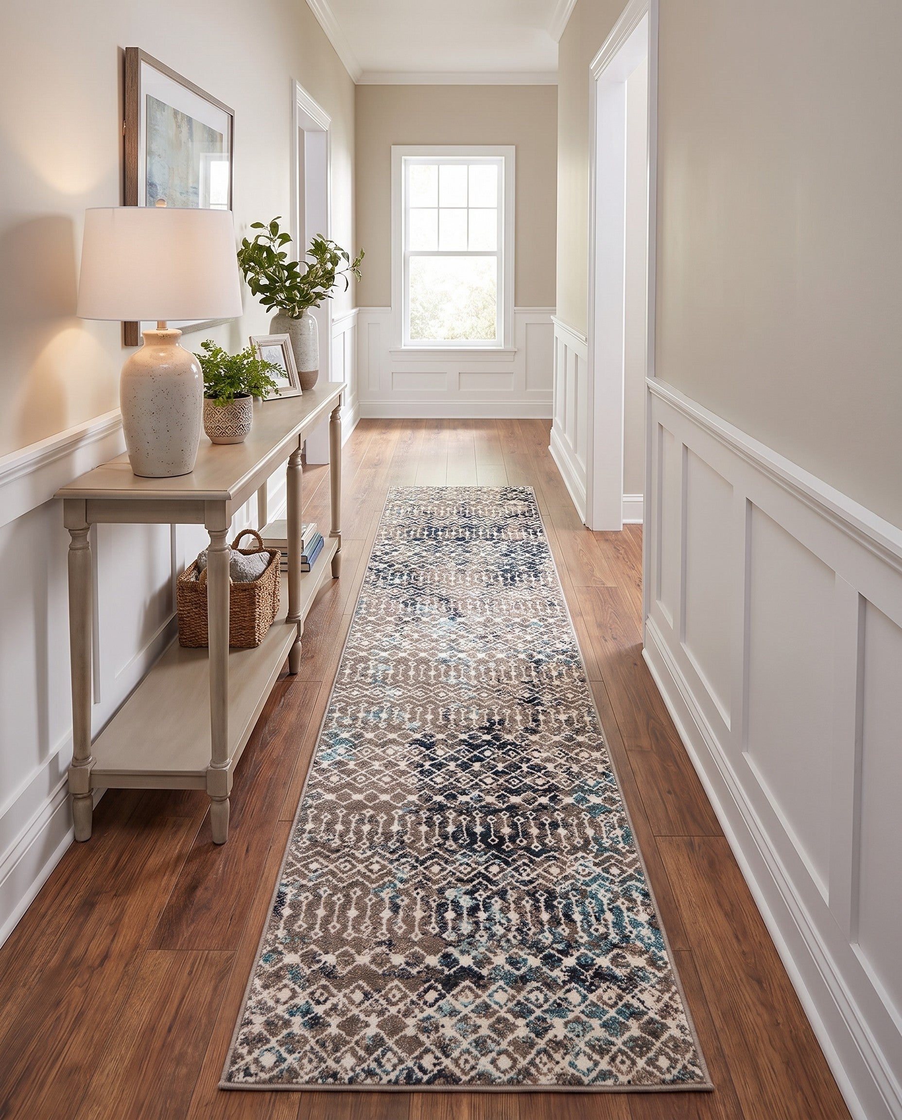 3' 3 x 16' 5 Moroccan Trellis Runner Rug