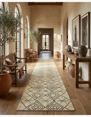 5' 5 x 18' 4 Hand Knotted Moroccan Wool Runner Rug