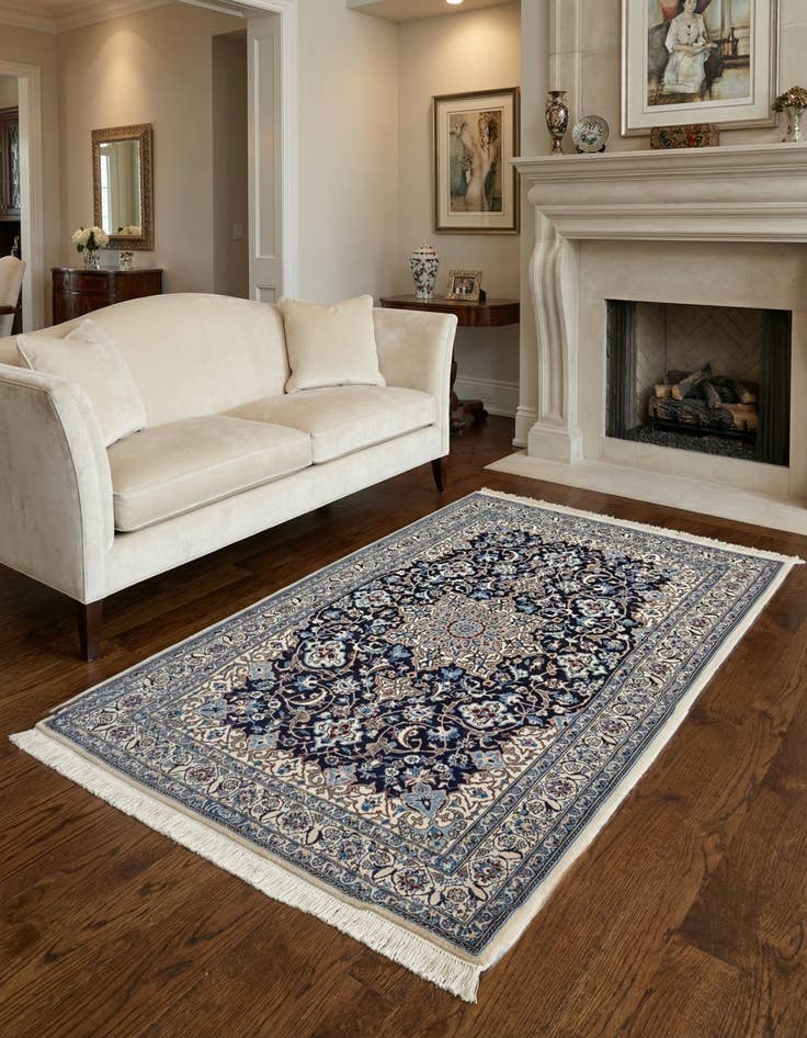 Detail image of 3' 5 x 5' 2 Nain Rug