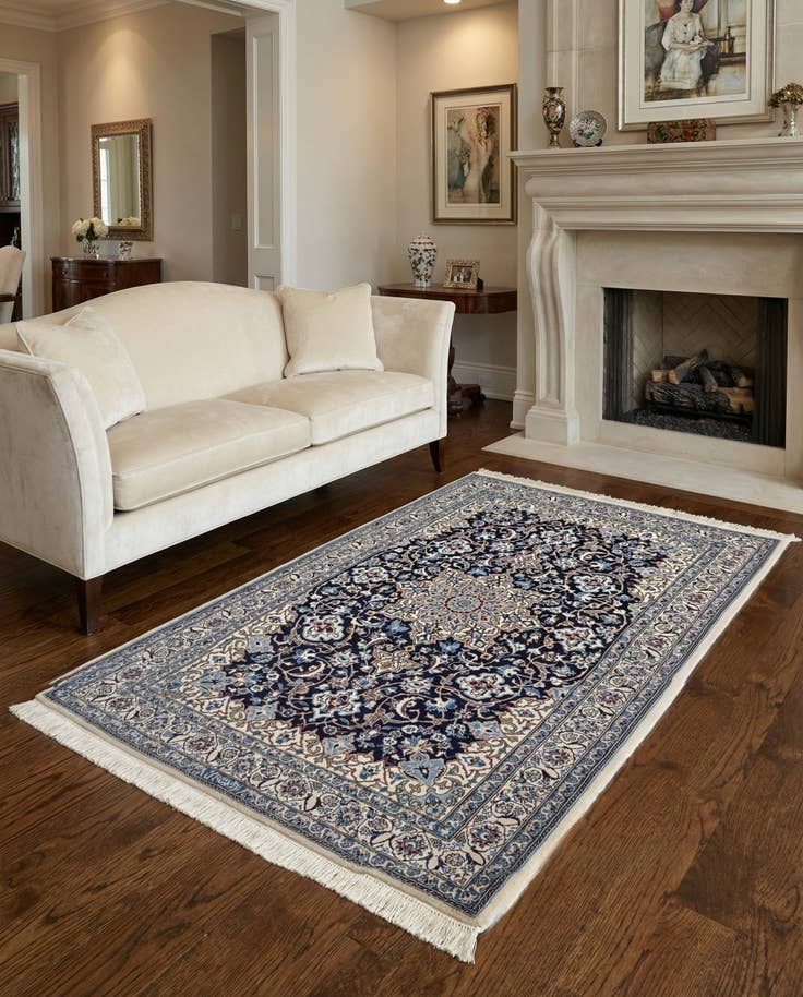 Detail image of 3' 5 x 5' 2 Nain Rug
