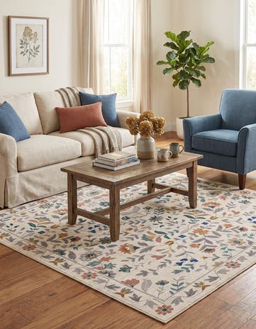 185cm x 185cm Blossom Square Rug