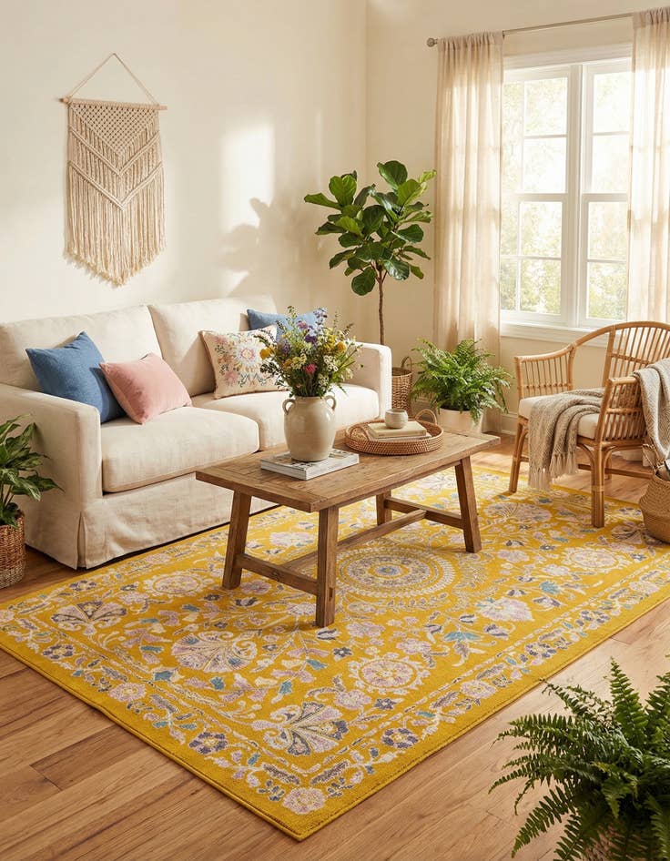 Detail image of 5' x 8' Blossom Rug