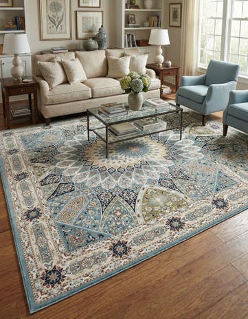 10' x 14' Nain Design Rug