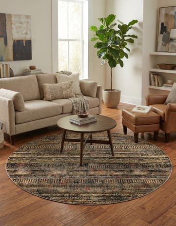 6' 1 x 6' 1 Saturn Round Rug