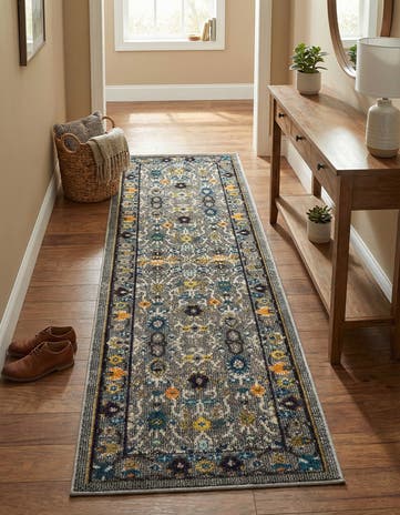 2' 2 x 6' 9 Washable Fleur Runner Rug