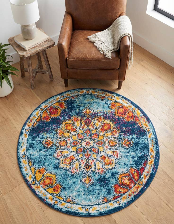 Detail image of 3' 3 x 3' 3 Parker Round Rug