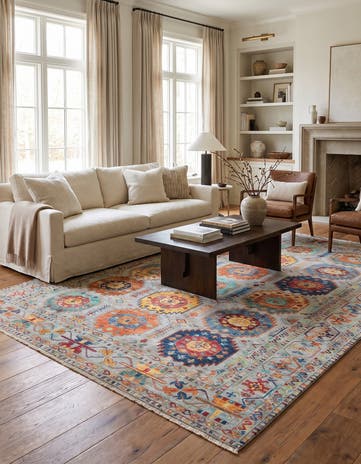 6' 11 x 9' 11 Hand Knotted Ariana Ziegler Rug