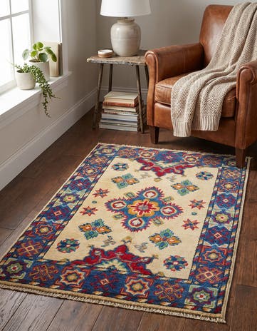 2' 1 x 3' 2 Hand Knotted Kazak Rug