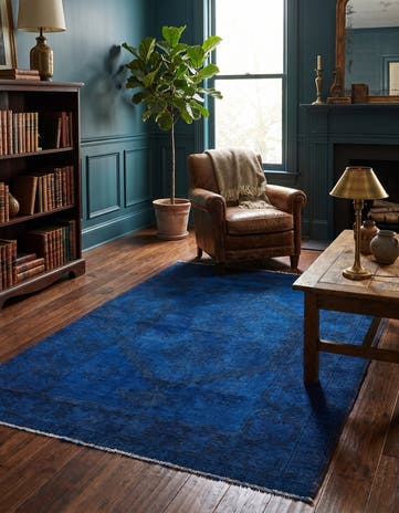 4' 3 x 5' 10 Hand Knotted Ultra Vintage Persian Wool Rug