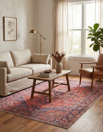 5' x 8' Washable Timeless Rug